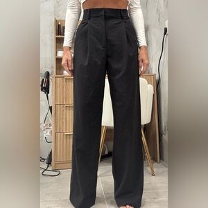 Zara Womens High Waisted Black Dress Pants
